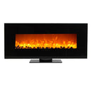 Wolfire® 50" Elegant Wall Mount/Table Top Electric Fireplace Adjustable Heater Standing w/Tempered Glass
