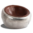 MarquessLife 100% Genuine Leather Handmade Stool Industrial Style Luxury Ottoman