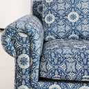 Remsoft Classical Indoor Sofa Couch 3 Piece Set (1+2+3) Blue & White Porcelain Home Decor