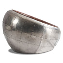 MarquessLife 100% Genuine Leather Handmade Stool Industrial Style Luxury Ottoman