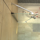 SEESUU® LUXURY GLASS TUB SHOWER DOORS NEO ANGLE SHOWER ENCLOSURE 39.37*55.12