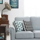 Remsoft 4PCS Sectional Sofa Set Living Room Linen Fabric Sofa Couch, 3 Seater/ Loveseat/