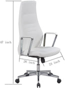 REMSOFT® HIGH-BACK ADJUSTABLE SWIVEL PU LEATHER ERGONO