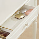 Royal Bedroom Dresser With Mirror and Stool Makeup Vanity Wooden Dressing set