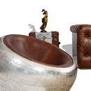 MARQUESSLIFE HANDMADE 100% GENUINE LEATHER LUXURY INDUSTRIAL SERIES TUFTED COUCH SET