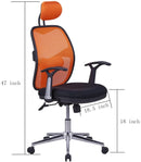 High Back Ergonomic Mesh Office Chair with Headrest