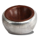 MarquessLife 100% Genuine Leather Handmade Stool Industrial Style Luxury Ottoman