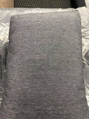 Island Gale Outdoor Sectional Wicker Sofa Couch Charcoal Grey Corner Sofa Table 5 PCS Patio Furniture with Fade Resistant Fabric Cushions.