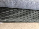 Island Gale Outdoor Sectional Wicker Sofa Couch Charcoal Grey Corner Sofa Table 5 PCS Patio Furniture with Fade Resistant Fabric Cushions.
