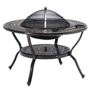 ISLAND GALE® 8 Piece PATIO OUTDOOR CAST ALUMINUM BBQ DINING SET W/ICE BUCKET ANTIQUE FURNITURE BRONZE