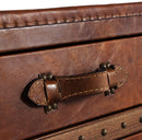 MARQUESSLIFE MAYFAIR STEAMER CHEST COFFEE TABLE - 6 DREWER Roll over image to zoom in        MAYFAIR STEAMER CHEST COFFEE TABLE - 6 DREWER