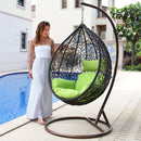 Island Gale® Single Luxury Swing Chair Wicker, Patio, Outdoor, Indoor