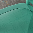 3PCS Patio Set Outdoor Indoor HEAVY DUTY Classical Plastic Nylon Cross Back Dining Chairs with Table (Choice of Colors)