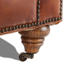 MarquessLife 100% Genuine Antique Leather Tufted Couch 3 Seater Sofa Handmade