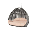 Island Gale Elegant Design Double SEAT Wicker Swing Chair DIY Suit Your OWN Hanging Convenience.