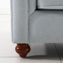 Remsoft 4PCS Sectional Sofa Set Living Room Linen Fabric Sofa Couch, 3 Seater/ Loveseat/