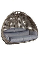 Island Gale Elegant Design Double SEAT Wicker Swing Chair DIY Suit Your OWN Hanging Convenience.