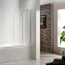 SEESUU® LUXURY GLASS TUB SHOWER DOORS NEO ANGLE SHOWER ENCLOSURE 39.37*55.12