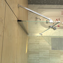 SEESUU® LUXURY GLASS TUB SHOWER DOORS NEO ANGLE SHOWER ENCLOSURE 39.37*55.12