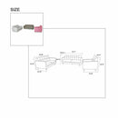 REMSOFT 3 PCS Contemporary Living Room Sofa Set Couch Indoor Furniture Linen Sofa