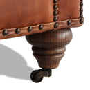 MarquessLife Luxury Antique 3Seater Sofa Couch 100%Genuine Aged Leather Hamdmade