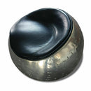 MarquessLife 100% Genuine Leather Handmade Stool Industrial Style Luxury Ottoman