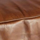 MarquessLife Hamdmade Single Sofa Couch Antique Style Full Genuine Aged Leather