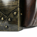 MARQUESSLIFE 100% GENUNIE LEATHER HANDMADE TUFTED COUCH INDUSTRIAL SINGLE SOFA