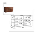 MARQUESSLIFE LUXURY HAMDMADE ANTIQUE SIDEBOARD FULL 100% GENUINE AGED LEATHER