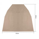 Island Gale® All Weather Rattan Garden Furniture Protective Cover Oxford Fabric